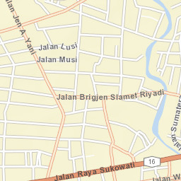 Sragen Street Map