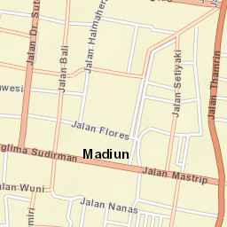 Madiun Street Map