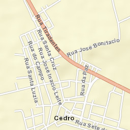 Cedro Street Map
