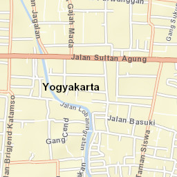 Kota Yogyakarta Street Map