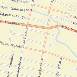 Kediri Street Map