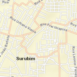 Surubim Street Map