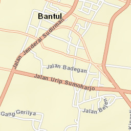 Bantul Street Map