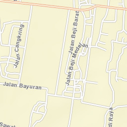 Kabupaten Bantul Street Map