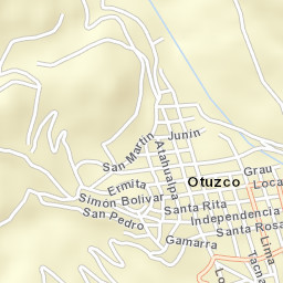 Provincia de Otuzco Street Map