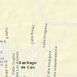Santiago de Cao Street Map