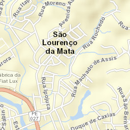 São Lourenço da Mata Street Map