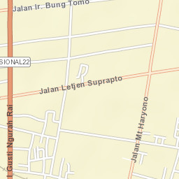 Kedungwaru Street Map