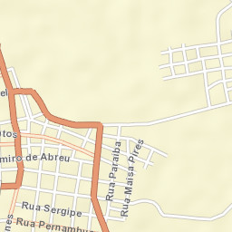 Canto do Buriti Street Map