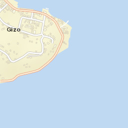 Gizo Street Map
