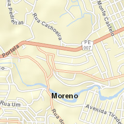 Moreno Street Map