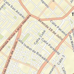 Trujillo Street Map