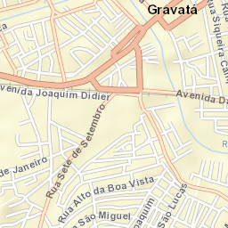 Gravatá Street Map