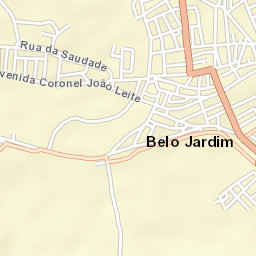 Belo Jardim Street Map