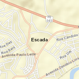 Escada Street Map