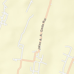 Kabupaten Gianyar Street Map