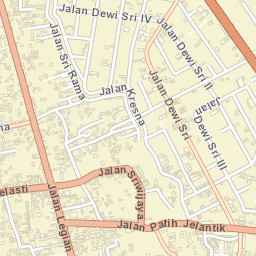 Legian Street Map