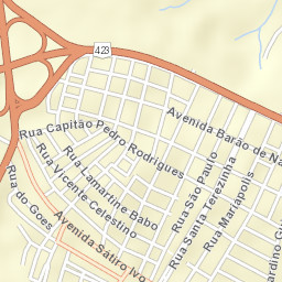 Garanhuns Street Map