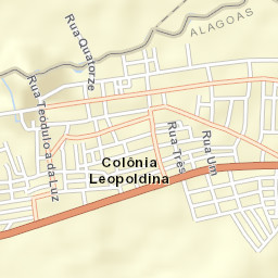 Colônia Leopoldina Street Map