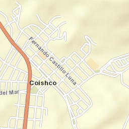 Coishco Street Map