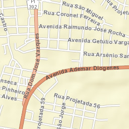 Bom Jesus Street Map