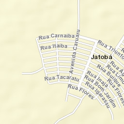 Jatobá Street Map