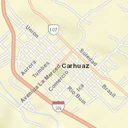 Carhuaz Street Map