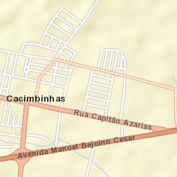 Cacimbinhas Street Map