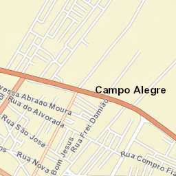 Campo Alegre Street Map