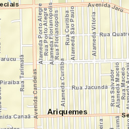 Ariquemes Street Map