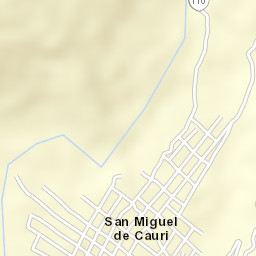 San Miguel de Cauri Street Map