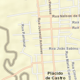 Plácido de Castro Street Map