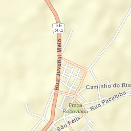 Japoatã Street Map