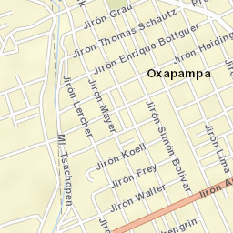 Oxapampa Street Map