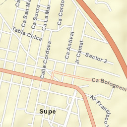Supe Street Map