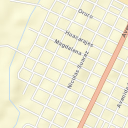 Guayaramerín Street Map