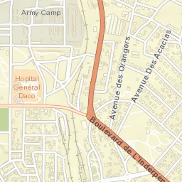 Likasi Street Map