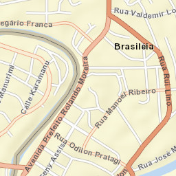 Brasiléia Street Map