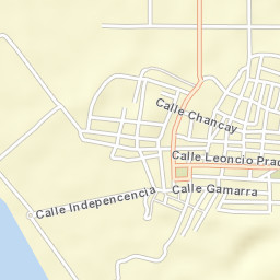 Végueta Street Map