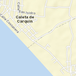 Caleta de Carquín Street Map