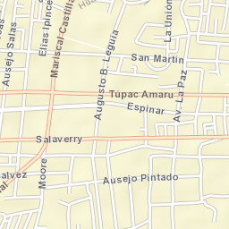 Huacho Street Map