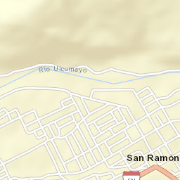 San Ramón Street Map