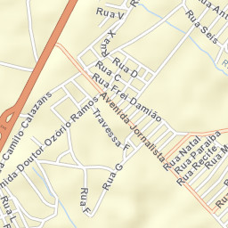 Estância Street Map