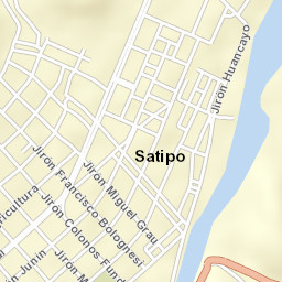 Satipo Street Map