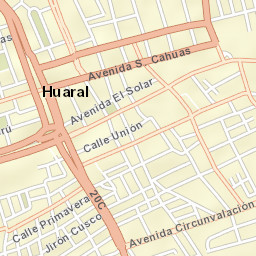 Huaral Street Map