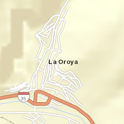 La Oroya Street Map