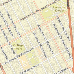 Lubumbashi Street Map