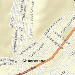 Asentamiento Humano Nicolas de Pierola Street Map