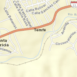 Chosica Street Map