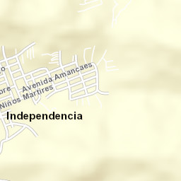 Independencia Street Map